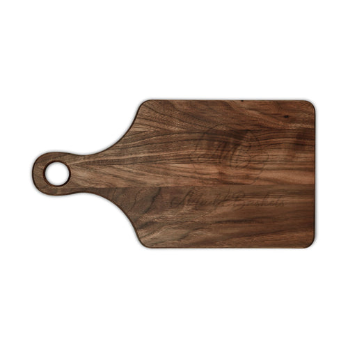 Engraved Personalized Wooden Cutting Board - Custom Monogram & Name