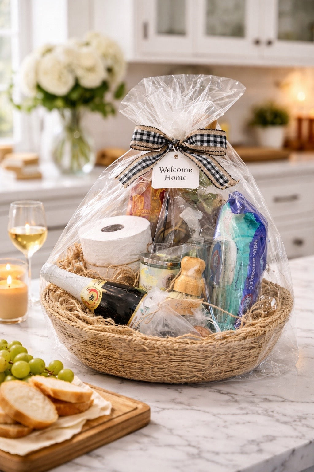 Welcome Home Basics Gift Basket